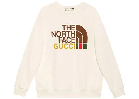 gucci northface sweater|Gucci x The North Face Cotton Sweater Beige .